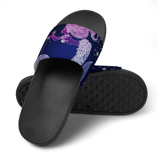 Chaussons de maison durables et confortables au design sirène