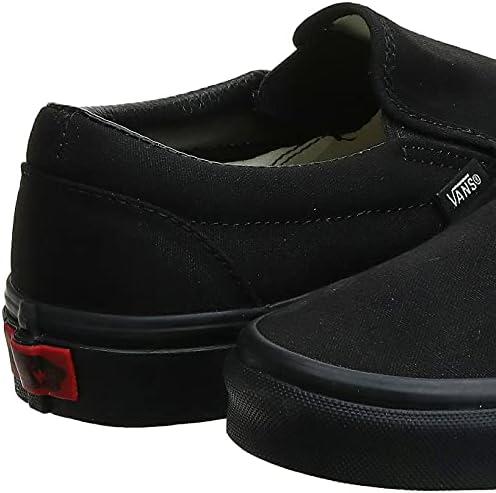 Vans Womens Classic Slip Canvas Slip On Sneakers Shoe Casual Plimsolls - Black/Black - 7 | Image 2