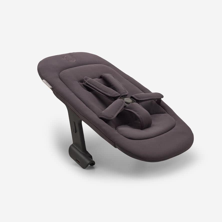 Bugaboo Giraffe Newborn Set Padded Baby Seat Insert with 5-Point Harness, Infant Lounger Attachment for Giraffe High Chair and Rocker Frame, Ergonomic Design, Tornado Grey