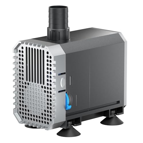 SunSun CHJ-2500 Pompe de Bassin ECO - 115 x 66 x 131 mm - débit max. 2500 l/h / 45 W/refoulement max. 2,7 m - avec câble 10 m - Filtration Circulation Écumeur eau jardin étang