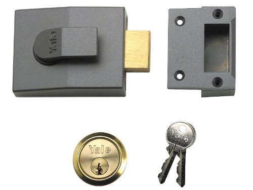 Yale Locks 82 DMG Verrou de sûreté à pêne Rollerbolt Laiton à cylindre entrée 60 mm
