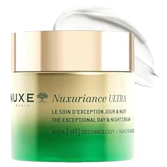 NUXE Nuxuriance The Exceptional Day &amp; Night Cream Firms, Smooths &amp; Revitalizes Mature Skin. Niacinamide combined with Ultra Alfa [3R] Technology Help Combat Signs of Aging, 75ml