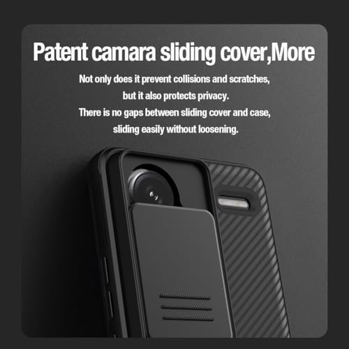Xiaomi Redmi Note 13 Pro Plus 5G Phone Case with Slide Camera Cover, Slim Stylish Slip Shockproof Protective CamShield Case for Redmi Note 13 Pro+ Black Xiaomi Redmi Note 13 Pro Plus 5G Phone Case with Slide Camera Cover, Slim Stylish Slip Shockproof Protective CamShield Case for Redmi Note 13 Pro+ Black