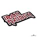 Iron Heavy Metal Band Embroidered Patch Iron On (3 x 1.9 inches)