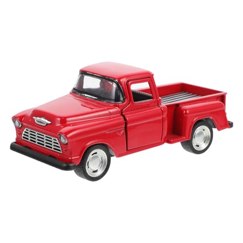 Modelo Miniatura Camioneta Roja Toddmomy 4.72 Pulgadas miniatura 1