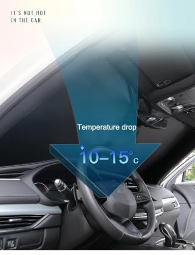 Pare-soleil pour Tesla contre la surchauffe de l'écran et brûlure des sièges - 4
