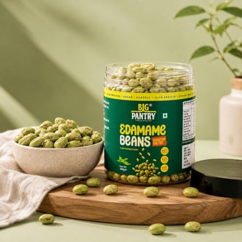 Image of Big Pantry Roasted & Salted Edamame Bean Snack 150g (Pack of 2)