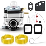 CARBBIA 753-06258A Carburetor for Ryobi RY251PH RY252CS RY254BC 2 Cycle 25cc Engine Cultivator String Trimmer Edger with 560873001 Air Filter Tune-Up Kit