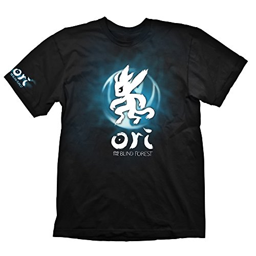 T-Shirt Ori and the Blind Blue vêtement gamer coton motif icône