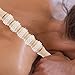 MOLUCKFU 2pcs Wooden Massage Roller Set Natural Wood Soft Massage Tools for Muscle Relief Portable Home Use Includes Straight Arched Rollers for Comfort and Soreness Reduction