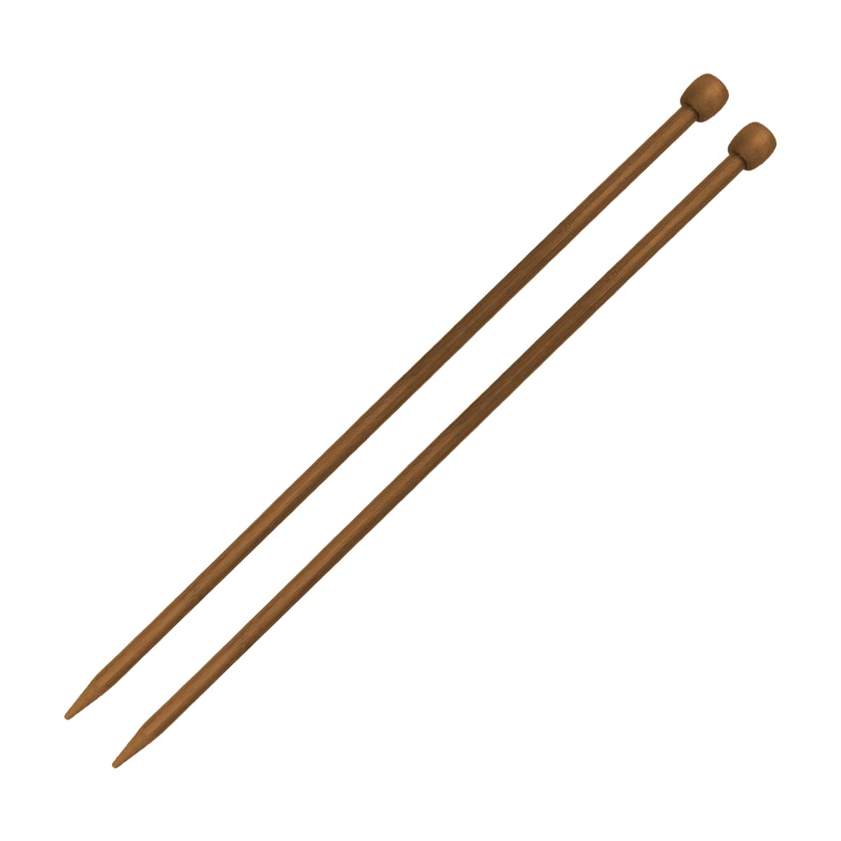 Jagowa 2PCS Knitting Needles Bamboo Long Knitting Needle Knitting Pins for Beginners Professional Knitters