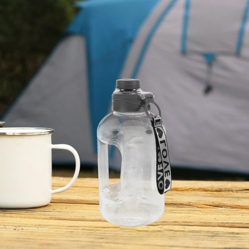 Botella deportiva de plástico rosa Toyvian reutilizable gran capacidad para agua 7