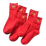 el Tai Sui es el Dios del Año y nunca debe ser enfrentado. El respeto al Tai Sui es lo que trae su apoyo y bendiciones de buena fortuna. Calcetines rojos: talla única.