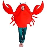 [VEROMAN] メンズ レディース ユニセックス コスプレコスチューム 蟹 カニ クラブ 衣装 節分 ハロウィン パーティー イベント 仮装 大人 男女共用