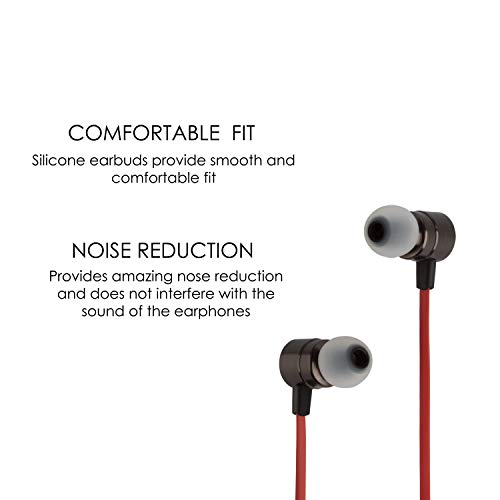 Xcessor 7 works (14 Pieces) of Silicone Replacement In Ear Earphone Earbuds. Replacement Ear Tips for Popular In-Ear Headphones. (L - Image 4