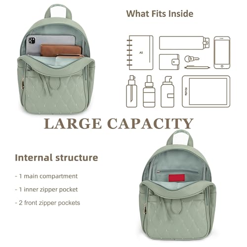 Image of Comfabie Backpack for Women | Office,Travels & Daily Use | Trendy & Casule Backpack | Stylish Vegan Leather Backpack Bags for College Girl | Shoulder Bag for office | Best Gift for Wife Sister Friend