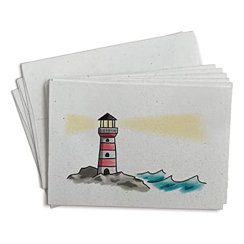 Coastal Lighthouse Note Cards with Envelopes Cover