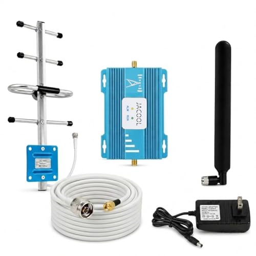 Image of Cell Phone Signal Booster for AT&T & T-Mobile, 5G 4G LTE Band 12 /17 700MHz | AT&T & T-Mobile Cell Signal Booster for Home, 3,000 Sq Ft, FCC Approved, Multi-User, Outside Signal Required