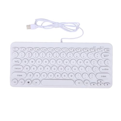 Clavier filaire pour ordinateur portable compact USB silencieux blanc XUMIUZIY