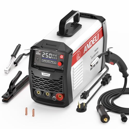 Image of ANDELI Welding Machine 3 in 1 with LED Digital Display,135A 110V/220V Flux Core Welder,MIG Lift TIG MMA Gasless MIG Welder,Stick Arc Portable Multiprocess Welder Machine
