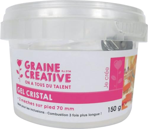 GRAINE CREATIVE Candle Gel 150 g + 2 Wicks