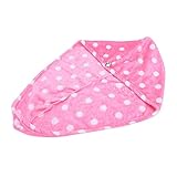 CTOBB 25 x 62 cm Damen Magic Dry Hair Cap Quick Dry Hair Towel Lovely Drying Bath Towel Soft Head Wrap Hat Makeup Cosmetics Hair Towels rose