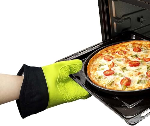 Gants en silicone Jonhen verts antidérapants pour la cuisine