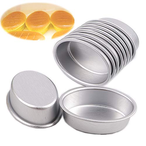 10pcs mini size oval egg shape aluminium alloy metal cheese pan cake mold bread mould tart holder pudding jelly tin DIY bakery D00