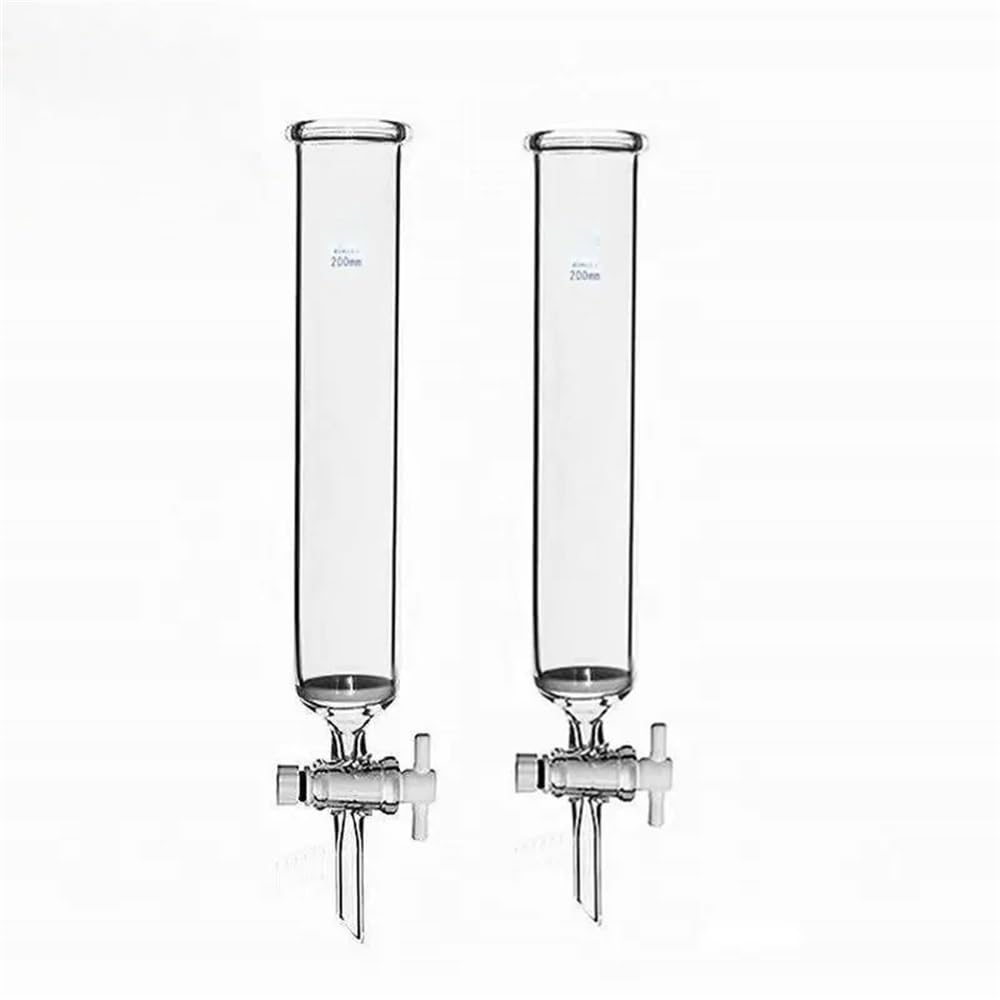 Columna cromatográfica de laboratorio vidrio con núcleo arena (1 unidad) Equipamiento de laboratorio