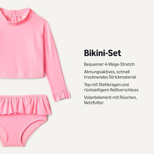 Amazon Essentials x Sofia Grainge Baby Mädchen 2-teiliges Langarm-Rashguard-Set, Kräftiges Rosa, 24 Monate