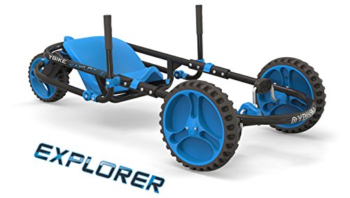 YBIKE Explorer Pedal Car - Kid Powered Go Kart - Blue/Black, YEXP3, One Size
