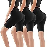 【Kurze Leggings Damen】BEQUEMER UND GLATTER STOF, Die Slip-Shorts bestehen aus 92 % Polyester und 8 % Spandex. Das Polyester bietet mehr Geschmeidigkeit und Haltbarkeit als Baumwolle für ein besseres Gefühl. Mit einem weichen und hautfreundlichen Tragekomfort kann sich niemand der bequemen Radlerhose entziehen. Seine Glätte kann nicht nur ein durch Reibung an der Innenseite des Oberschenkels verursachtes Bündeln verhindern; Verhindern Sie aber auch, dass sich die kurze Kante aufrollt.