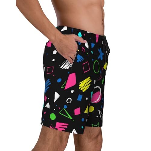 Mens Swim Trunks with Mesh Lining,Quick Dry Beach Board Shorts Swimsuit Pants Swimwear Bathing Suits3