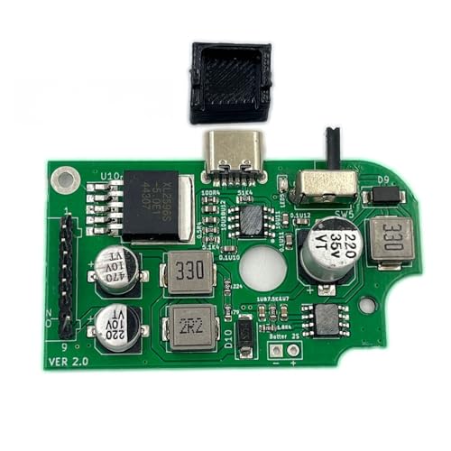 Hzxkqmil Power Board PCB Board for Sega Game Gear, USB Power Switch Motherboard ON &amp; Off Console Supply Circuit Board Replacement Accessories for Game Gear (USB Version)