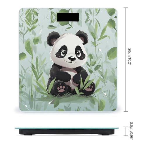 Báscula digital Panda Bamboo para peso corporal hasta 180 kg miniatura 2