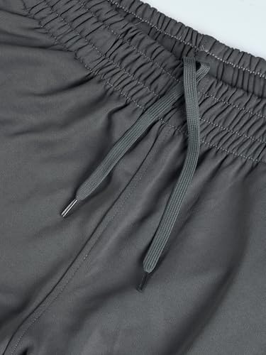 Image of TECHNOSPORT Men's Slim Fit Mid Rise Solid Trackpant with Techno Dry for Gym, Workout & Sports
