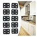 10pcs Door Hinges Plastic Butt Window for Electric Box Cabinet Industrial Bearing Hinge Binder Home Hardware