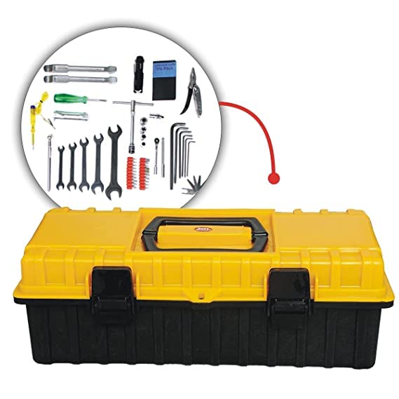 Heavy Duty Plastic Empty Tool Box with (14 inch tool