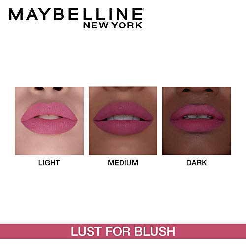 Image of Maybelline New York Color Sensational Creamy Matte Lipstick, 665 Lust Blush, 3.9g