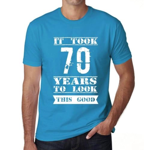 T-shirt 70 ans pour homme, vêtement décontracté pour fête de famille