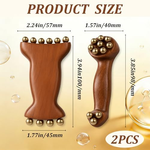 Gua Sha Facial Tool, Compact Lightweight Accessory for Travel and Daily Use - Copper Gua S detail image