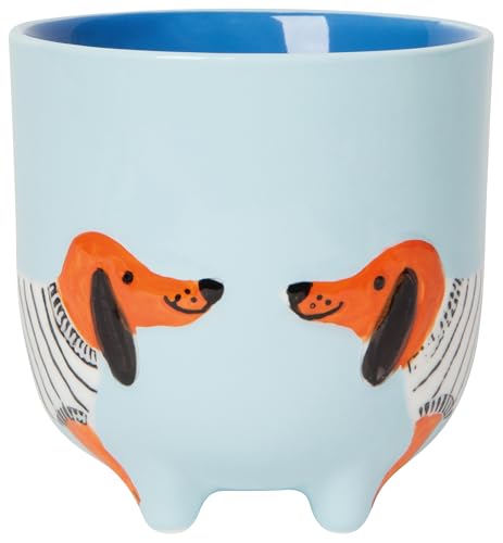 Jubilee Dachshund Critter Taza de Cerámica 15 oz miniatura 2