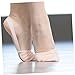 SOESFOUFU 1pair Elastic Band Ballet Dance Shoes for Adults Half Sole Toe Protectors for Yoga Modern Dance and Ballet Non- Breathable Design