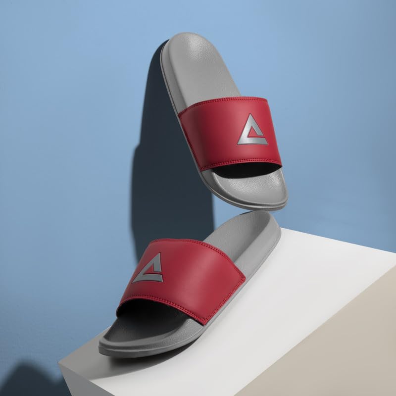 Image of ARVAN Mens Sliders | Lightweight, Anti-Slip & Cushioned Comfort Slides for Casual & Beach Use
