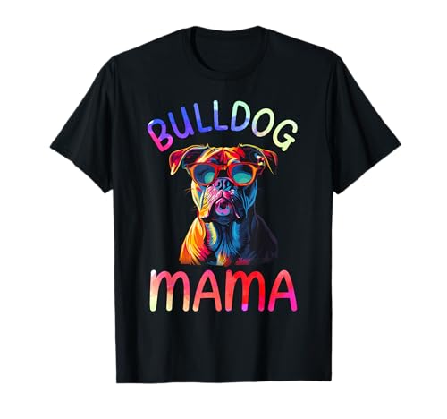American Bulldog Mom Mama Pop Art American Bulldog Lovers T-Shirt American Bulldog Mom Mama Pop Art American Bulldog Lovers T-Shirt