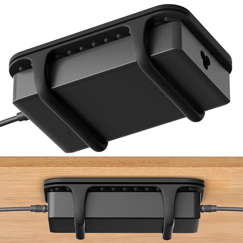 ELETIUO Universal Silicone Laptop Charger Holder,Under Desk...