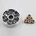 Complete Variator Kits for Gy6 50cc/80cc 139QMB/147QMD Engine, Drive Wheel Assy Performance 8.5 Gram Rollers CVT Front Clutch for Scooter Atv and Gokart(GY6 50/80)