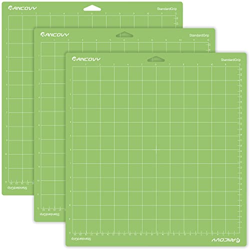Standard Grip Schneidematte für Cricut Maker 4/Maker 3/Maker/Explore 5/4/3/One/Air/Air 2 3 Packungen Grün
