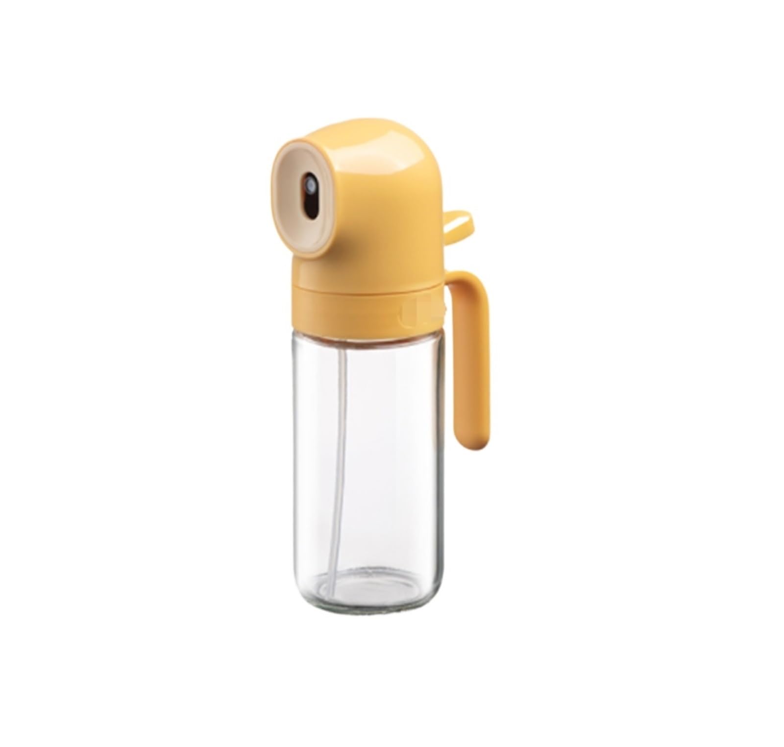 Dispenser Olio d'Oliva e Aceto Spruzzatore For Olio Da Cucina Senza Olio Portatile Adatto For Friggitrice Ad Aria For Friggere L'insalata Oliera da Tavola(Yellow)