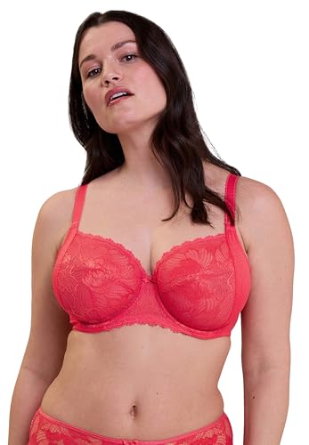 Sans Complexe - Modèle Capucine - Soutien-Gorge emboîtant Classique avec Armatures - Femme - 105C - Rose Sharon & Geranium